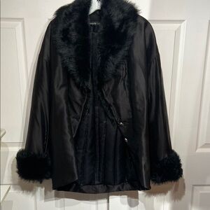 Ralph Lauren Black Runway Coat